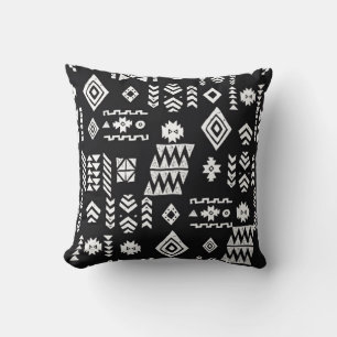 Cojín Decorativo Origen étnico tribal. Geomet primitivo y elegante