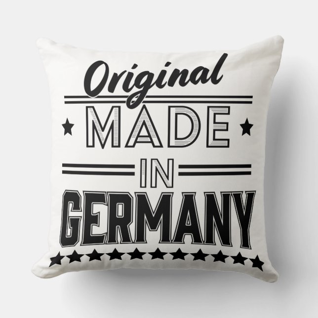 Cojín Decorativo Original hecho en Alemania (Anverso)