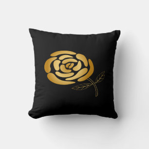 Cojín Decorativo Original lindo rosa de oro para celebración