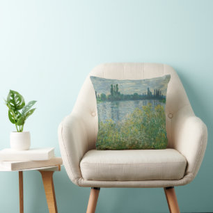 Cojín Decorativo Orillas del Sena de Claude Monet