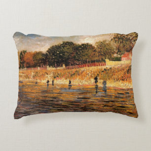 Cojín Decorativo Orillas del Sena de Vincent van Gogh