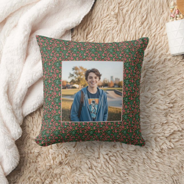 Cojín Decorativo Ornament 6-7 Meme One Photo Christmas Doodles (Manta)