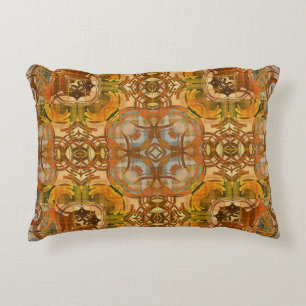Cojín Decorativo Ornamento Art Deco: Mezcla de colores de época