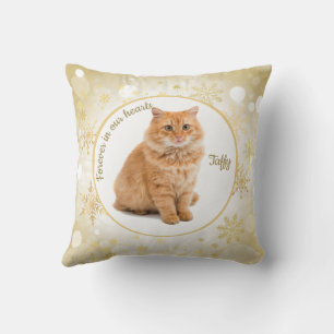 Cojín Decorativo Ornamento conmemorativo del Mascota del gato
