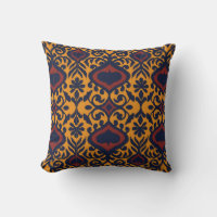 Ornamento de folclore geométrico Ikat. damasco ori