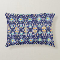 Ornamento de folclore geométrico Ikat. Vintage ori