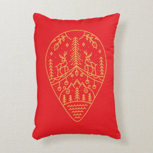 Cojín Decorativo Ornamento de Navidad 3