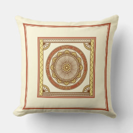 Cojín Decorativo Ornamento del calendario eslavo antiguo