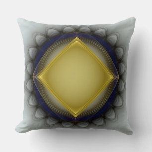 Cojín Decorativo Ornamento geométrico brillante