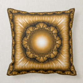 Cojín Decorativo Ornamento geométrico brillante radiante
