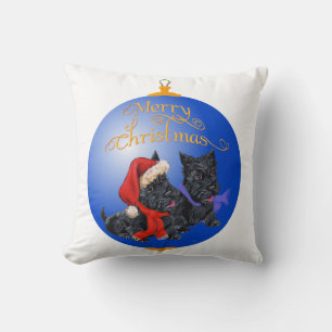 Cojín Decorativo Ornamento navideño escocés