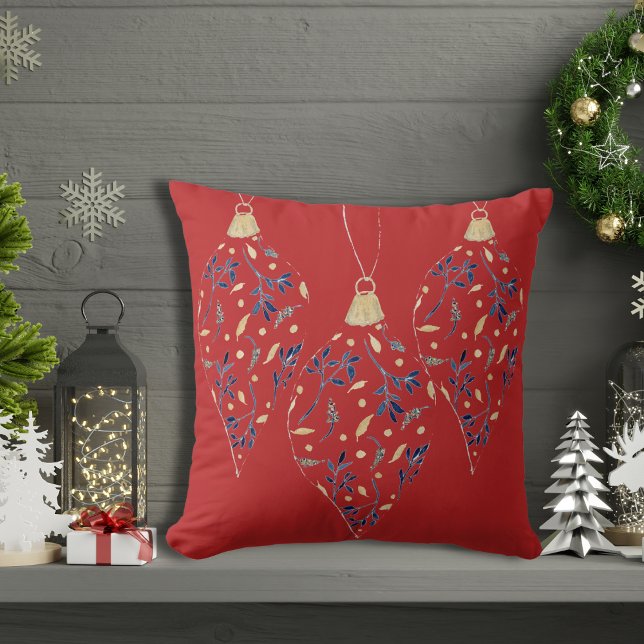 Cojín Decorativo Ornamento triple de vacaciones (Subido por el creador)