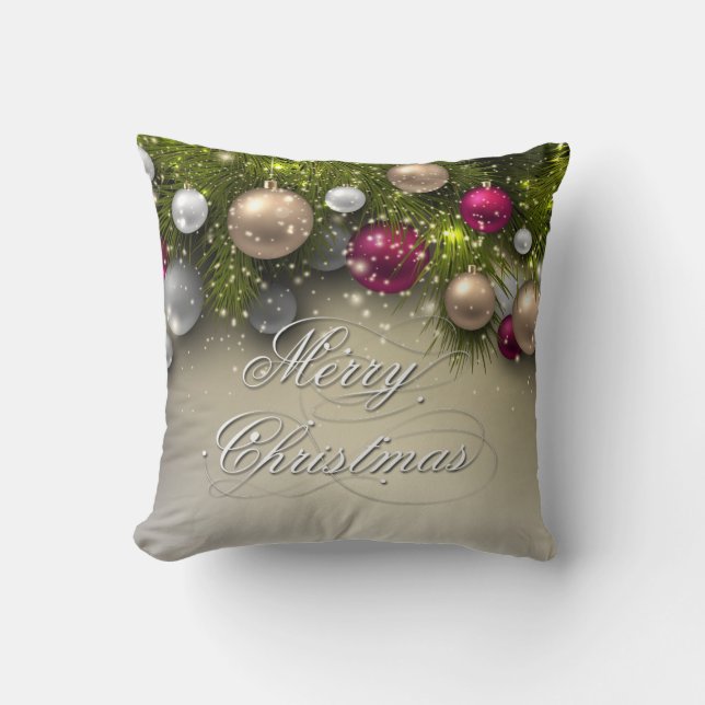 Cojín Decorativo Ornamentos de vacaciones para navidades - Múltiple (Anverso)