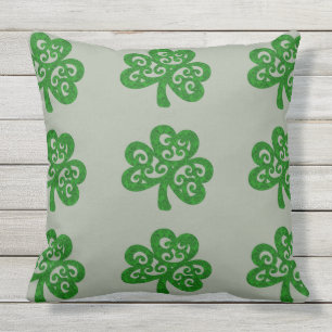 Cojín Decorativo Ornate Celtic Shamrock