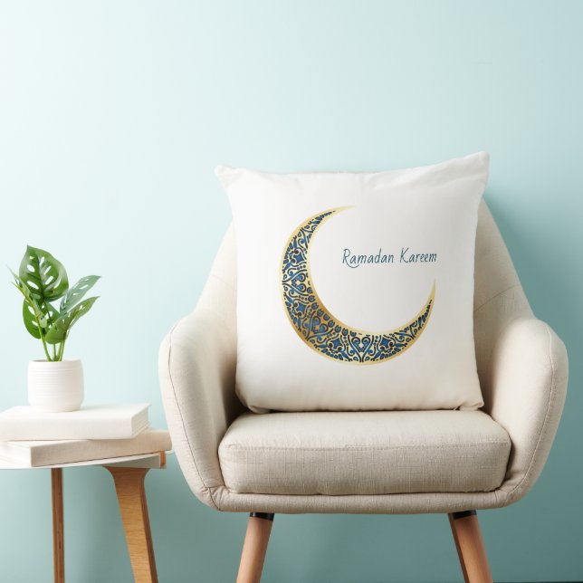 Cojín Decorativo Ornate Crescent Moon Ramadan Pillow (Silla)