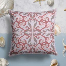 Cojín Decorativo Ornate Elegance en Soft Rubor