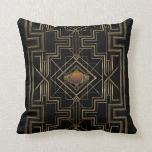 Cojín Decorativo Oro antiguo del art déco