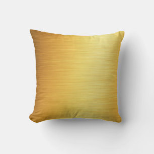 Cojín Decorativo Oro apresurado con aspecto metálico