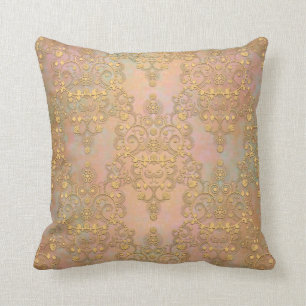 Cojín Decorativo Oro Aurora Fantasía Antiguo Encaje Damask