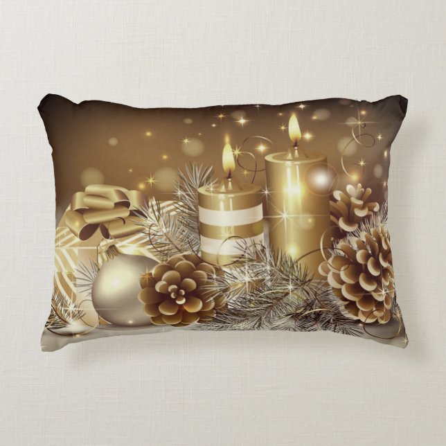 Cojín Decorativo Oro de navidades (Anverso)