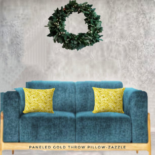 Cojín Decorativo Oro en panel