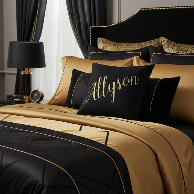 Cojín Decorativo Oro glamour personalizado  (Subido por el creador)