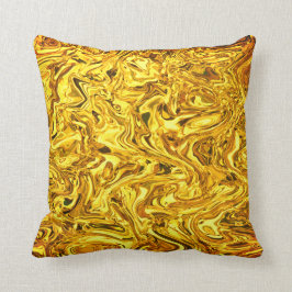 Cojín Decorativo oro líquido