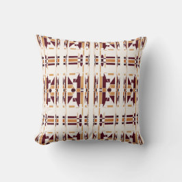 Cojín Decorativo Oro marrón fuera de blanco en el suroeste parecen 