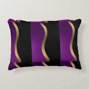 Cojín Decorativo Oro morado negro