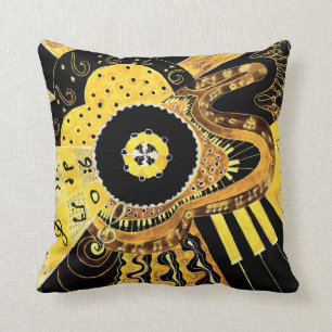 Cojín Decorativo Oro musical.