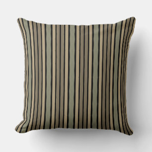 Cojín Decorativo Oro Oliva Con Negro