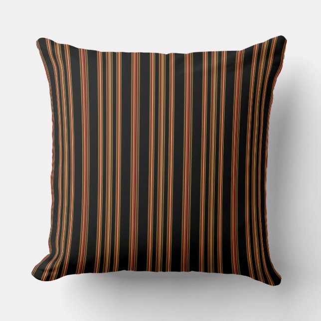 Cojín Decorativo Oro rojo y negro (Anverso)