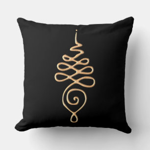 Cojín Decorativo Oro Unalome 