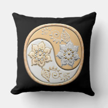 Oro y plata Yin Yang 
