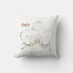 Cojín decorativo Orquídea Luna