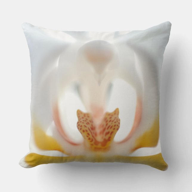 Cojín decorativo Orquídea Pacífica (Anverso)