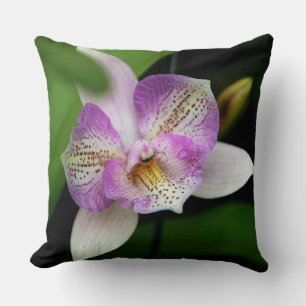 Cojín Decorativo Orquídea rosa afilada
