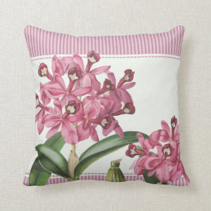 Cojín Decorativo Orquídea rosada de Cattleya