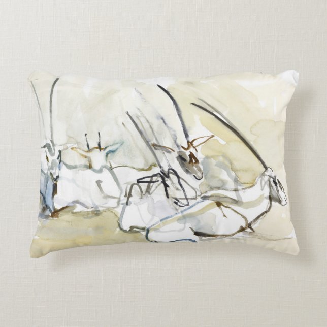 Cojín Decorativo Oryx árabe 2010 2 (Anverso)