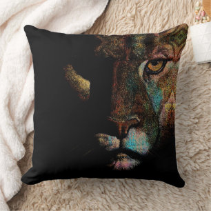 Cojín Decorativo Oscura Radiante - Elegancia Temible Leonés