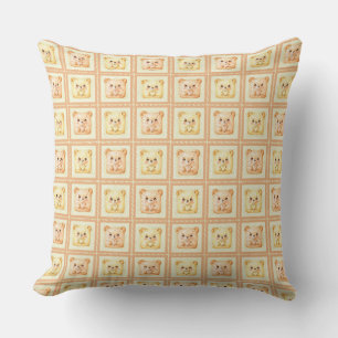 Cojín Decorativo Osito de peluche de galletas Cute Honey Patchwork