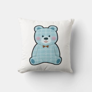 Cojín Decorativo Osito de peluche mullido con estética linda 🤩