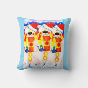 Cojín Decorativo Ositos de nieve de los navidades