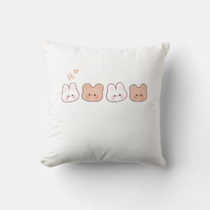 Cojín Decorativo Oso Adorable – Decoración de Animal Acogedor