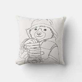 Cojín Decorativo Oso con sándwiches