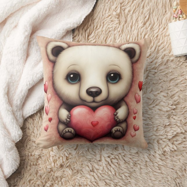 Cojín Decorativo Oso de amor 2 (Manta)