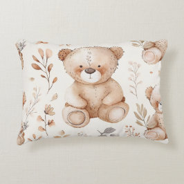 Cojín Decorativo Oso de bebé beige lindo