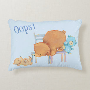 Cojín Decorativo Oso de Brown grande, calicó, y sillas flojas de l