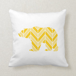 Cojín Decorativo Oso de Chevron