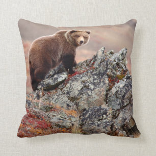 Cojín Decorativo Oso de Denali Brown